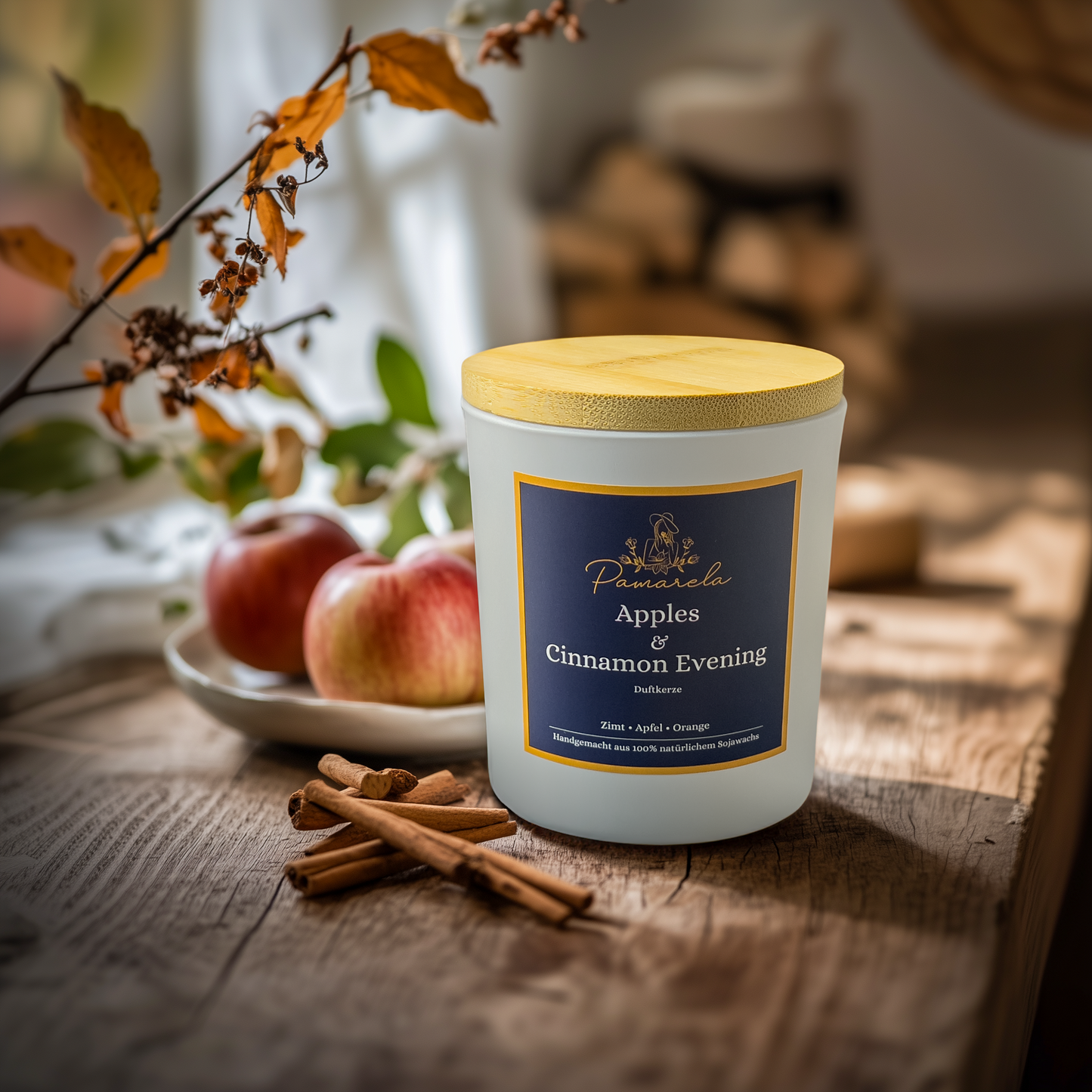 Apple and Cinnamon Evening - Candle Jar