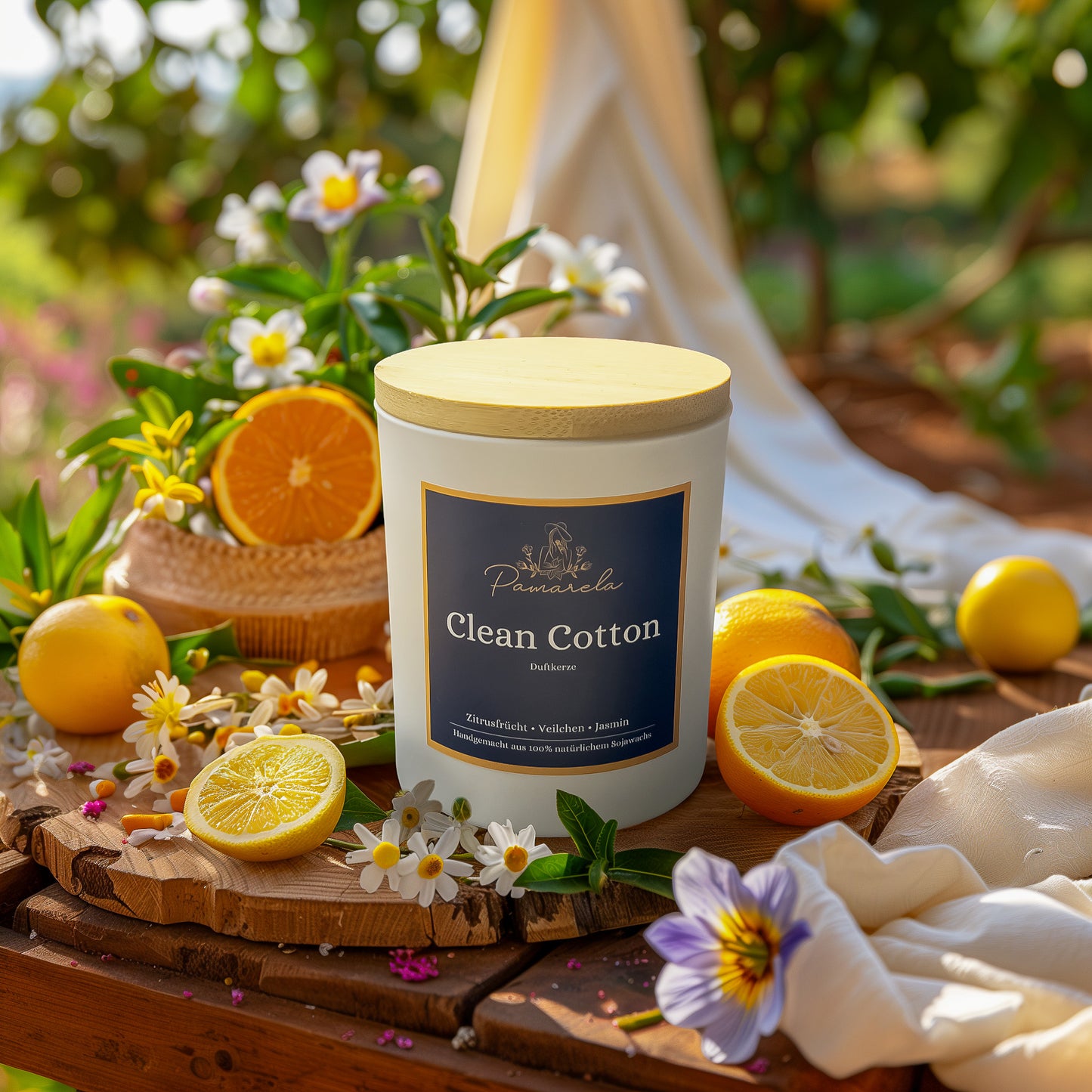 Clean cotton - Candle Jar