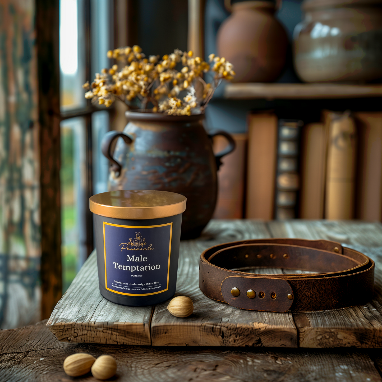 Male Temptation - Candle Jar